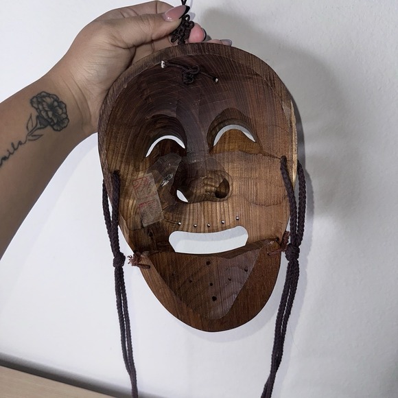 VTG‎ Real Human Face Size Korea Traditional Hahoe Mask Yangban Nobleman & Women - Picture 6 of 7